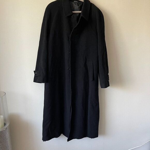 Vintage Christian Dior Monsieur Wool & Cashmere Overcoat Pea Coat - Picture 1 of 13